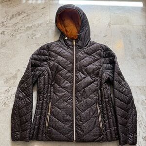 Michael Kors Women's Reversible Hooded Puffer Jacket